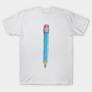 blue pencil T-Shirt